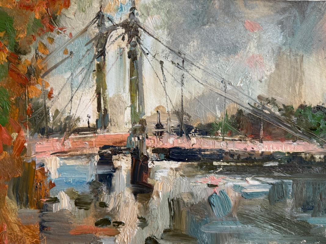 The colours of autumn , Albert Bridge